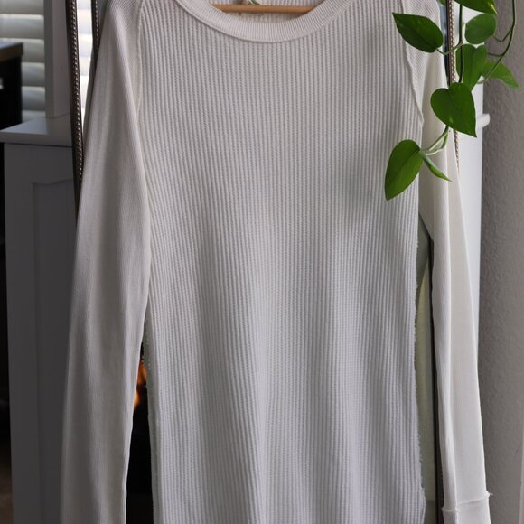 Care Free People FP Honey B Crew Neck White (Sz S) - Picture 4 of 6